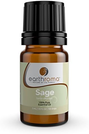 Sage Essential Oil - 100% Pure, Undiluted, Therapeutic Grade, 5ml
