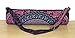 Popular Handicrafts Indian Elephant Mandala Exercise Yoga Mat Carry Bag Tote Carrier Full Zip with Shoulder Strap Bag Hippie Purplethumb 4