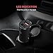 Car Charger Metal Black, MiCar 31.5W Dual USB Supporting Quick Charge 3.0 Safe Car Charger for iPhone 7Plus, iPad, Samsung Galaxy, Note, LG, Nexus and More