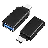 Aerb Type C Adapter Type C USB 3.1 to USB 3.0 Female Adapter Converter for 12 Inch Apple New Macbook, Chromebook Pixel and More, Pack of 2