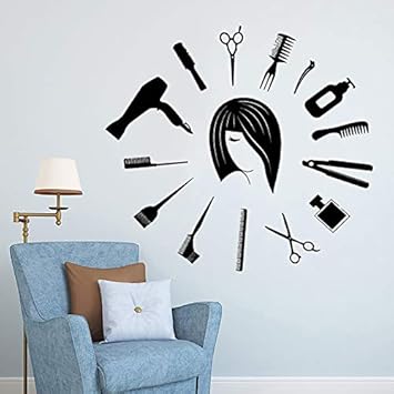 Wall Stickers Art Decal Decor Poster Hair Salon Vinyl Amazon Com
