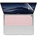 GMYLE MacBook Air 13 Inch Case 2018 Release A1932 with Touch ID Retina Display Bundle, Plastic Hard Shell, Keyboard Cover, Privacy Webcam Cover Slide, Screen Protector Set, Rose Quartz