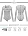 FPT Womens Basic Long Sleeve Bodysuit (S-3XL)