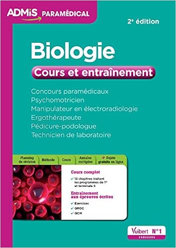 Amazon Fr Concours Paramedicaux Biologie Cours Et Entrainement Concours D Ergotherapeutes Manipulateurs En Electroradiologie Pedicures Podologues Psychomotriciens Techniciens De Laboratoire Guevara Rafael De Livres