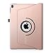 Fintie Case for iPad Pro 9.7-360 Degree Rotating Stand Protective Cover with Smart Stand Cover Auto Sleep/Wake Feature for iPad Pro 9.7 Inch (2016 Version), Rose Gold