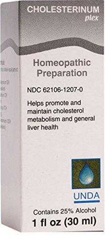 UNDA - Cholesterinum Plex - Homeopathic Remedy Supports Liver Health* - 1 fl oz (30 ml)
