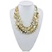 Bocar Multi Layer 5 Strand Statement Collar Beaded Necklace for Women Gift(NK-10376)