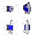 [Gulfcoast Robotics] All Metal V6 Bowden Extruder Hotend for 12V 3D Printer 1.75mm Filament / 0.4mm Nozzle