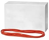 Alliance Red Packer Band - Size #142 Heavy Duty Rubber Band (8 1/2 x 1/8 Inches) - 1 Pound Box - Approximately 120 Bands per Pound (97425)