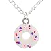 MJartoria Best Friend Necklaces Colorful Doughnut Best Friends Forever Friendship Necklaces BFF Necklaces for 4 Gifts