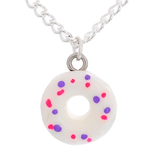 MJartoria Best Friends Forever Colorful Doughnut Friendship Necklaces Set of 4 - Thumbnail 3
