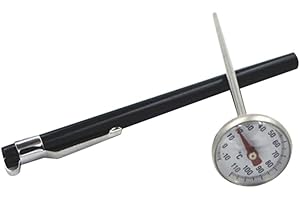 Générique 1pc Stainless Steel Probe Thermometer Instant Read Kitchen Food Cooking Milk Coffee Meat BBQ Temperature Tester Kit