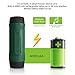 ELEGIANT Portable Bluetooth Speaker with 24-Hour Playtime, Waterproof Outdoor Wireless Speaker with 33-Foot Bluetooth Range, 4000mAh Rechargeable Battery, Flash Light, FM Radio & TF Card Slot (Green)