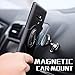 for 9 Case - eSamcore Ring Holder Kickstand Cases + Dashboard Magnetic Phone Car Mount [Black]