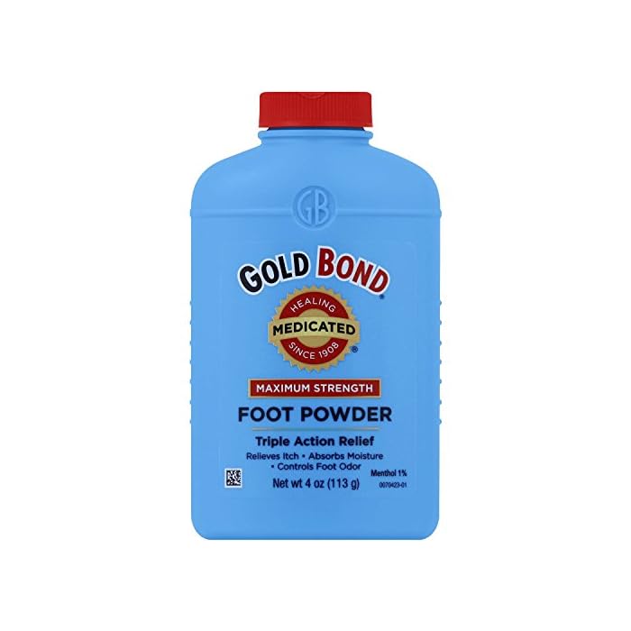 Gold Bond Foot Powder Medicated 4oz (3 Pack)