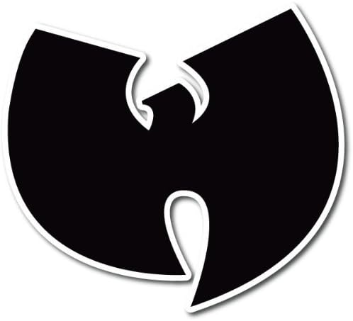 Wu Tang Clan Hip Hop Band Black Car Bumper Sticker Decal 5"x4.5"