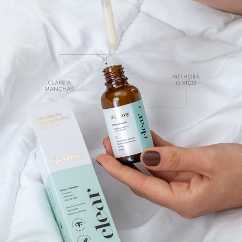 Clareador Íntimo Skintimy Clear 30 ml | Sérum Clareador Íntimo Feminino para Uniformizar e Iluminar a Pele da Região Íntima | Uso Externo