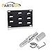 Partsam Front Bumper License Plate Mounting Bracket Tow Hook Holder Adapter Compatible with BMW E31 E36 E38 E39 E46 E52