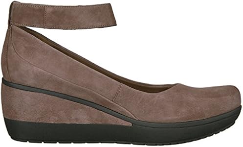 clarks women's wynnmere fox ankle wedge pump