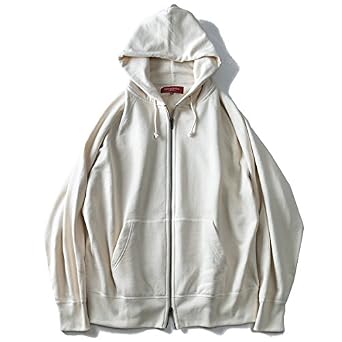 Amazon メンズ パーカー Sartoria Bellini 吊り編み フルジップ