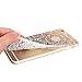 iPhone 6 Case, iPhone 6s Case,JAHOLAN TPU Silicone Gel Soft Clear Case Cover for Iphone 6 6S - Gold Green Tribal Henna