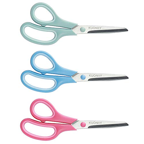 KUONIIY Multi-Purpose Scissor, 8 inch, 3 Pack