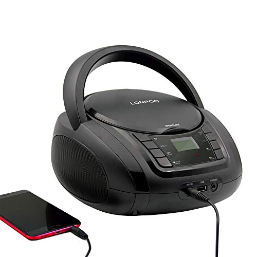 4 LONPOO+Portable+Boombox+Bluetooth4+0+Headphone