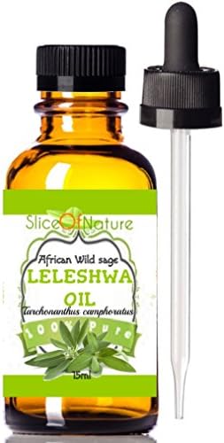 Slice Of Nature leleshwa oil -100% Pure Therapeutic Grade - for Head lice, Skin infections, Fungus, Insect repellent, Migraine relief, Aromatherapy - Better Than Tea Tree Oil 15 ml