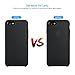 iPhone 7 Case, iPhone 8 Silicone Case, TOTU Liquid Silicone Gel Rubber Shockproof Case with Soft Microfiber Cloth Lining Cushion Compatible with iPhone 7 / iPhone 8, Black