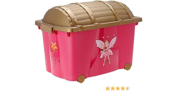 Baul con ruedas para juguetes | Ruedas