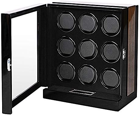 AUBLAN Automatic Watch Winder Storage Box with Led Light & Quiet Mabuchi Motor