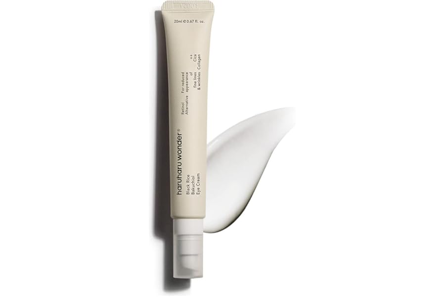 Haruharu Wonder Black Rice Bakuchiol Eye Cream 0.67 fl.oz / 20ml | Anti-Aging, Wrinkle Care, Natural Retinol Alternative | Cruelty Free, EWG-Green