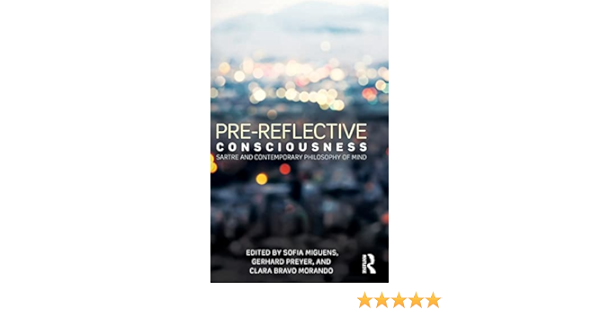 Pre Reflective Consciousness Sartre And Contemporary Philosophy Of Mind Miguens Sofia Preyer Gerhard Morando Clara Amazon Es Libros