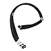 Bluetooth Headset, {Creative Design} Wireless V4.1 Foldable & Retractable Neckband Headphones -Black