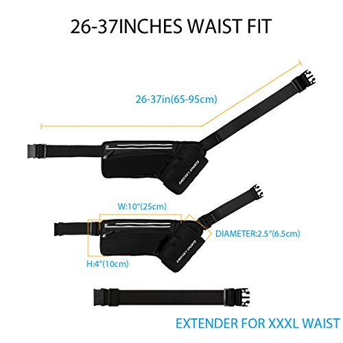 Guzack Heuptas, heuptas, buiktas voor drinkfles, sport drinkriem, taillepacks voor outdoor fitness, uitgevoerd, fietsen… - Image 6