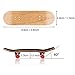 Gejoy 4 Pieces Mini Fingerboards Wooden Skateboard Finger Skateboard Wooden Finger Board Creative Fingertips Movement