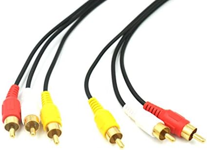 LIQUN RCA M/Mx3 Audio/Video Cable Gold Plated - Audio Video RCA Cable 32ft/10m