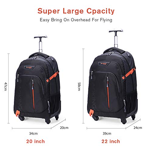 aoking rolling backpack