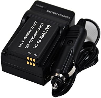 爆売りセール開催中 2 Xバッテリー 充電器for Contour Ct 3650 Ct3650 Contour 2 Contour Contourgps Hd Plus2 Contour Gps 1080p Plus