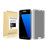 Samsung Galaxy S7 Edge Screen Protector, Stickes Glass Protector [Tempered Glass] 9H Hardness, Bubble Free [Case Friendly][Anti-spy]