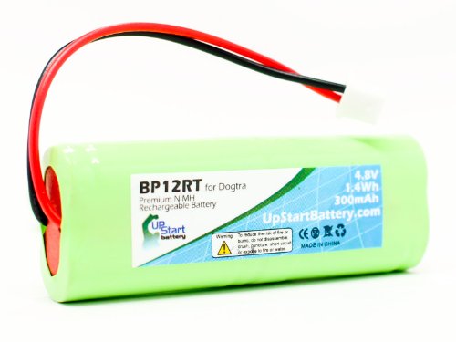 Dogtra 1902 NCP Battery - Replacement for Dogtra BP12RT Dog Training Collar Receiver Battery (300mAh, 4.8V, NI-MH)