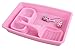 PAWISE Small Cat Litter Box Kit for Kittens – 5‑Piece Kit with Low Entry Litter Pan, Scooper, Feeding Bowls & Mouse Toy – Cat Starter Set for New Kitty Home, Pink