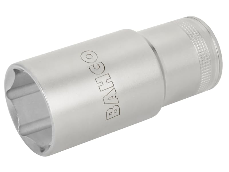 Bahco 7805SM-10 Hex Deep Length Socket, Silver, 1/2-Inch, 10 mm