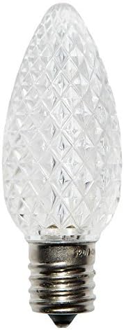 Warm White C9 "SUPER BRIGHT" LED Christmas Bulbs (25 pk)