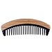 Breezelike Hair Comb - Wide Tooth Wooden Detangling Comb for Curly Hair - No Static Sandalwood Buffalo Horn Comb for Men and Women
