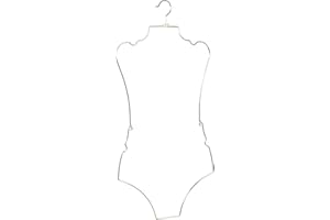 SEWACC Metal Foldable Swimwear Hanger Bikini Bathing Suit Display Rack Gold Metal Swimsuit Hanger