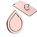Phone Knob, HIKIN Cell Phone Grip Ultra Thin Universal 360 Degree Rotation Finger Ring Holder Kickstand for iPhone X, iPhone 8/8 Plus, iPhone 7/7 Plus, Samsung Galaxy S8/S8 Plus etc. (Rose Gold)