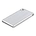 kwmobile Premium hard case for Sony Xperia M4 Aqua with reinforced back of brushed aluminium in silver