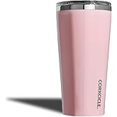 Corkcicle Vaso Aislado Botella de acero inoxidable/Thermos, Rose Quartz