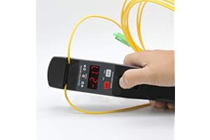 D YEDEMC Live Optical Fiber Identifier with Wave Respond 800-1700nm Built in 10km VFL FTTH Tool